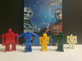 Vintage Robots 5 Gumball Vending Machine Charms Shogun Warriors Not Assembled