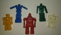 Vintage Robots 5 Gumball Vending Machine Charms Shogun Warriors Not Assembled