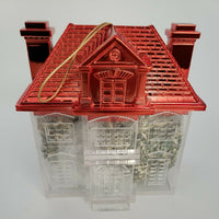 Christmas St.Nick Charm Surprise House Filled Shredded Money 1-of-a-Kind Treat