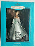 2001 Hallmark Keepsake Ornament Barbie Porcelain Ice Blue Gown Club  U110/67736