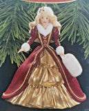 1996 Holiday Barbie #4 Holiday Barbie Series Hallmark Christmas Ornament U110