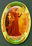 Vintage Budweiser Tip / Change Tray 1992 Anheuser Busch Lady In a Red Dress NOS