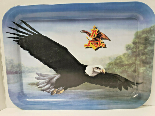 Vintage Anheuser-Busch Soaring Eagle Tin Metal Tray 1999 17.5"x13" WH