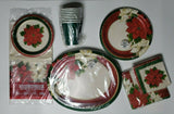 Christmas Party Plates Cups Table Cloth and Napkins 65 Pieces New Bundle