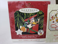 1997 Hallmark Keepsake "Donald's Surprising Gift"  Ornament U119 4025