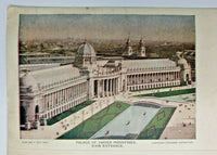 St. Louis Post-Dispatch 1904 St. Louis World's Fair Post Cards, sheet of 4 S54