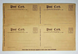 St. Louis Post-Dispatch 1904 St. Louis World's Fair Post Cards, sheet of 4 S54