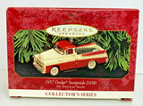 1999 Hallmark 1957 Dodge Sweptside D100 All-American Trucks Ornament 6269/U63