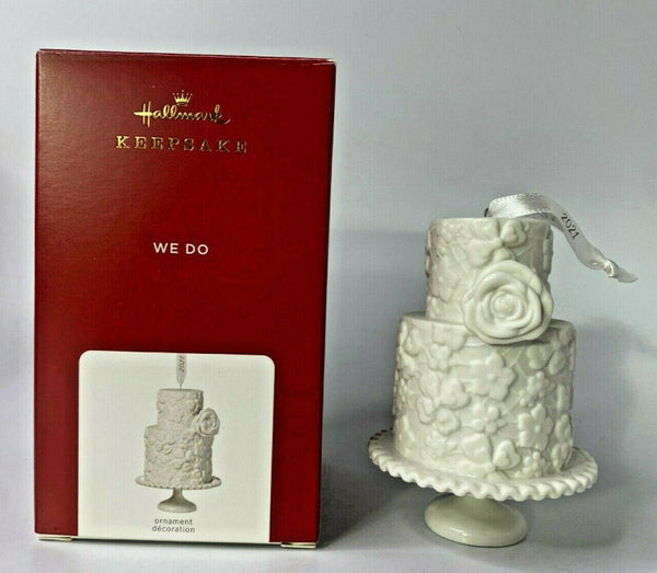 2021 Hallmark We Do Wedding Cake Ornament U64/5899