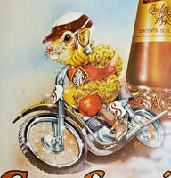 Original 1981 Schlitz Beer "Gopher It!" Poster 30"x22" Tavern Size Poster 168