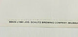 Original 1981 Schlitz Beer "Gopher It!" Poster 30"x22" Tavern Size Poster 168