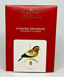 2021 Hallmark Evening Grosbeak Beauty Of The Birds Ornament U67/6312