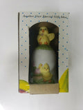 Vintage Great Western Trading Easter Baby Chick Porcelain Bell New in Box U77/14