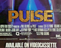 1988 Pulse Original Movie Poster Sci-fi horror Columbia Pictures 214