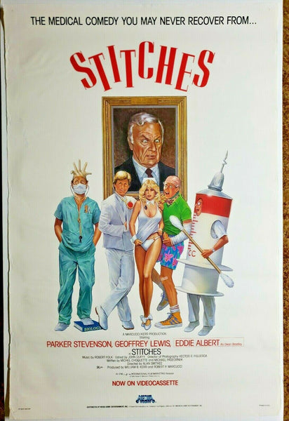 1986 Stitches Original Movie Poster Media Home Entertainment 209