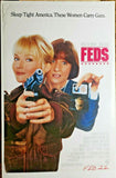 1988 Feds Original Movie Poster Rebecca De Mornay Comedy Warner Bros 199