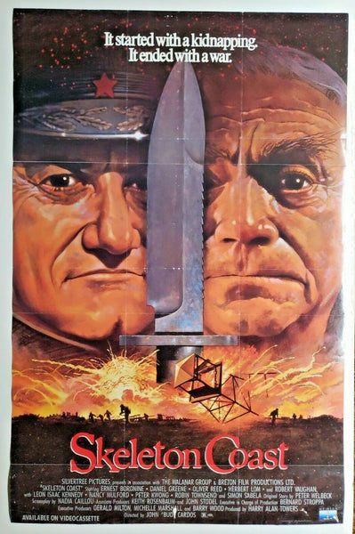 1989 Skeleton Coast Original Movie Poster Nelson Entertainment 191