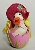 Vintage Duck Hatching Out Of Egg Easter Ornament PB160/20