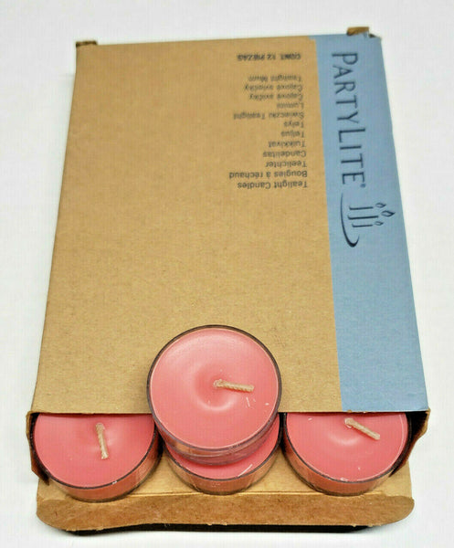 Partylite Tea Light 12 Candles NOS " Be Happy " P1F/V04238