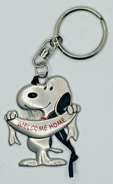 Hallmark's Peanuts - Snoopy Pewter Key Chain / Ornament 