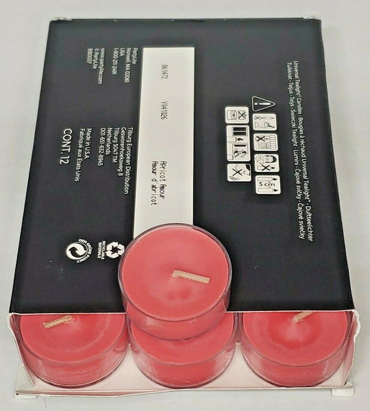 Partylite Tealights 12 Candles NOS "Forbidden Fruits Apricot Amour" P1G/V041026