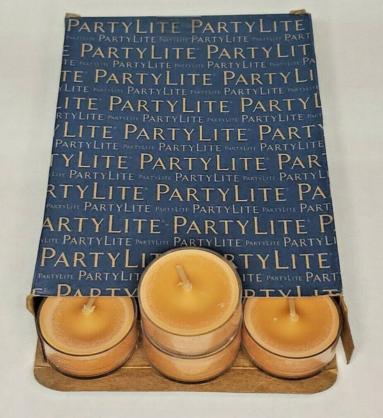 Partylite Tealights 12 Candles NOS " Caramel Pear " P1E/V04716