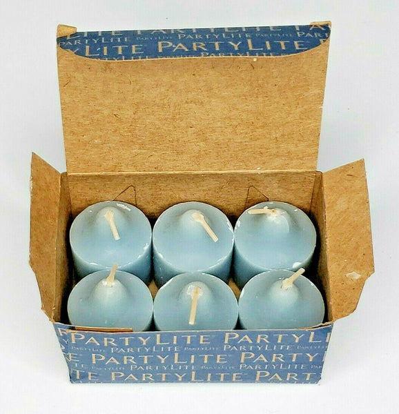 Partylite 6 Votives New Box Blue Spruce P1C/V06941