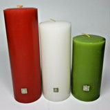 PartyLite Iced Snowberry Mini Pillar Set New in Box P2B/P95245