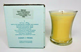 PartyLite Best Burn Trumpet Jar Candle 6.7oz NIB Ginger Lemon P5A/02167