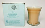 PartyLite Best Burn Trumpet Jar Candle 6.7oz NIB White Tea & Ginger P5A/02182