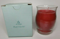 PartyLite Barrel Glass Jar Candle 11oz Country Apple P5E/G11203