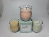 PartyLite 3 Mini Barrel Jar Candles NIB Ginger, Apricot, Cucumber P6A/P9578