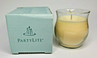 PartyLite Mini Barrel Glass Jar Candle 3.7oz Citrus Bloom Citronella  P6D/G33120