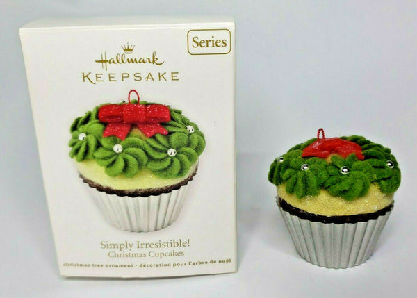 2011 Hallmark  Ornament Christmas Cupcakes #2 Simply Irresistible! U84/8869