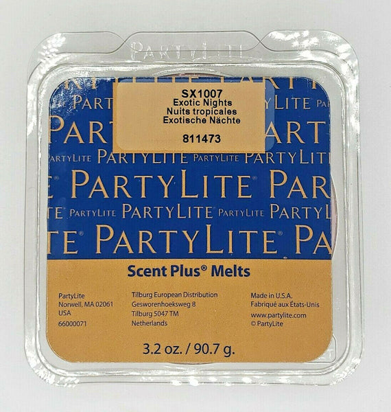 PartyLite Scent Plus Melts 9 pc Retired Scent Exotic Nights P7E/SX1007/Bin 19,21