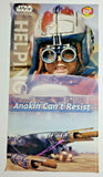 1999 Lays Star Wars Episode I Poster Anakin Skywalker 14" x 7.5" Poster