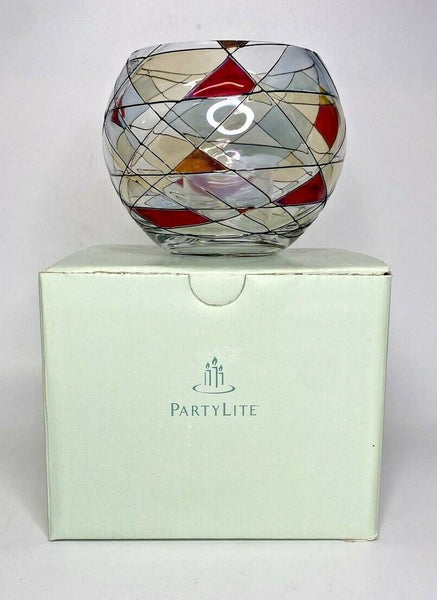 PartyLite Mosaic Tealight Holder Retired NIB P9A/P0193