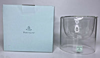 PartyLite Pop Fusion Clear Glass Refillable Holder NIB P10C/P90706