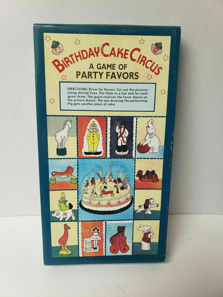 Vintage Birthday Cake Circus Ceramic Decorations World Bazaars Inc U41