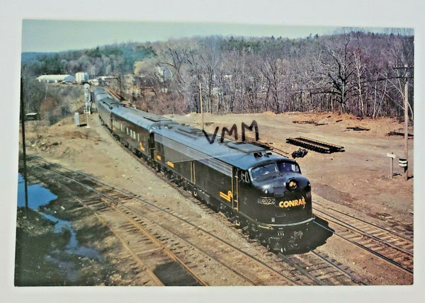 1983 Conrail 4022 Locomotives Erie-Lackawanna E8 833 Super Post Card RJ82 S57