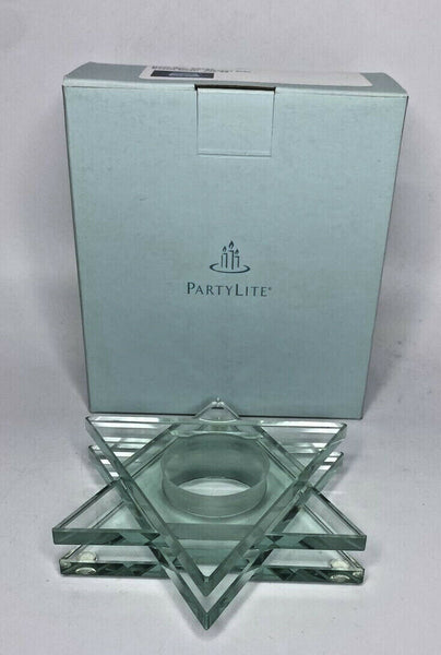 PartyLite Stratus Star Tealight Votive Candle Holder Retired NIB P14E/P8265