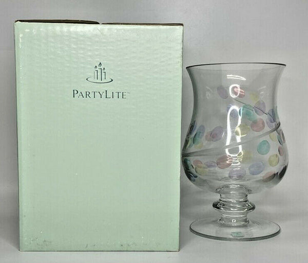 PartyLite Jardiniere Hurricane 8.5" Retired NIB P15A/P7085