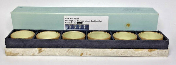 PartyLite Eastern Lights Tealights Set Rare Retired NIB P15C/P8180