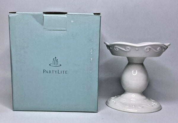 PartyLite Sidewalk Cafe Pillar/Taper Holder Retired NIB P16E/P7991