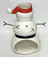 PartyLite Santa Snow Tealight Candle Holder Rare Retired NIB P17D/P91946