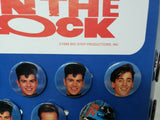 Vintage 1989 New Kids On The Block NKOTB 40 Pinback Button Display New Old Stock