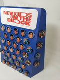 Vintage 1989 New Kids On The Block NKOTB 40 Pinback Button Display New Old Stock