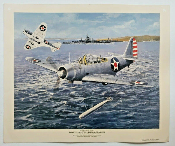 1986-Moments of Glory Douglas TBD Devastator Poster/Lithograph Print