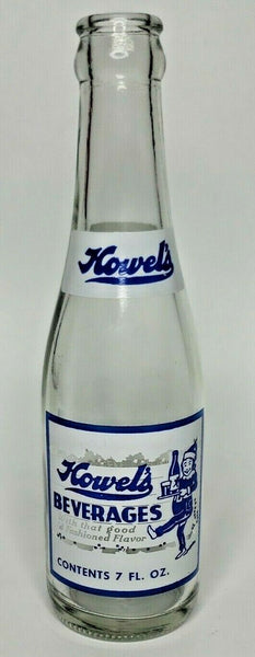 1973 Howel's Beverages ACL Soda Bottle 7 OZ Pittsburgh, PA B2-6