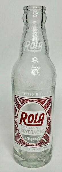 1966 Rola Beverages ACL Soda Bottle 8 OZ Rola Beverage CO - Erie, PA B2-5